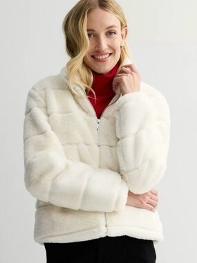 Nine West Faux Fur Jacket NWOT